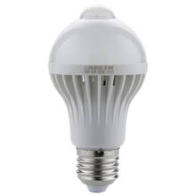 PIR Motion Sensor Lamp LED Bulb Auto Smart Intelligent Infrared Body Motion Sensor Light for Indoor Home Bedroom E27 Socket 220V 2024 - buy cheap