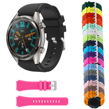 Sport Silicone Strap For Huawei Watch GT Bracelet For Samsung Galaxy Watch 46mm Belt For Gear S3 Frontier Classic Watch Band 2024 - buy cheap