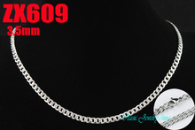 (14"-38" ) 3.7mm stainless steel Cuba chain Figaro chain sweater chain man male fashion jewelry 20pcs  ZX609 2024 - buy cheap