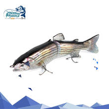 1pcs Fishing Lures Swimbait 18cm 65.6g Crankbait Hard Bait Slow 2 Segments Fishing Wobbler Isca Artificial Lures Fishing Tackle 2024 - buy cheap