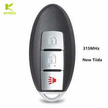 KEYECU сменный пульт дистанционного управления Smart Key Fob 3 кнопки 315 МГц для Nissan New Tiida 2007-2012 2024 - купить недорого