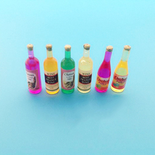 10Sets/Lot Hot Mini Wine Bottles Toys Dollhouse Miniature Accessories 1:12 2024 - buy cheap