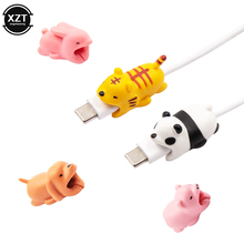 Cute Animal Lovely Anti-Break USB Data Cable Bite Protector Universal Cartoon Cable Winder Holder for iPhone Charger Cord Cover 2024 - buy cheap