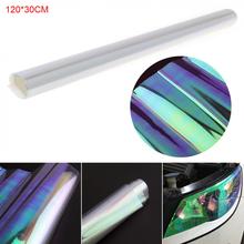 120 x 30 CM PVC Universal Transparent Colourful Car  Headlamp Sticker Automobile Taillight Fog Lamp Color Changing Film Sticker 2024 - buy cheap