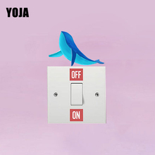 YOJA Fun Dolphin Switch Decal Wall Sticker PVC High-quality Home Decoration Accessories 11SS0061 2024 - buy cheap