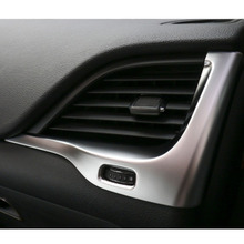 Interior de ABS para salpicadero de coche, adhesivo decorativo para marco de ventilación izquierdo y derecho, para Jeep Cherokee 2014-2016, 2 uds. 2024 - compra barato