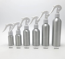 24 x 30ml 50ml 100ml 120ml 150m 250ml Empty aluminium Aluminum Bottles with Trigger Sprayers1OZ 5OZ Aluminium Containers 2024 - buy cheap