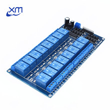 1pcs 12V 16 Channel Relay Module ARM PIC AVR DSP Electronic Relay Plate Belt optocoupler isolation 2024 - buy cheap