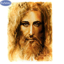 Kufwkey Diamond Embroidery,jesus with pictures diamond painting accessories,DIY,square Rhinestone,Mosaic,Cross Stitch,Home Decor 2024 - buy cheap