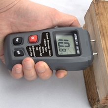 Брендовый цифровой измеритель влажности древесины, измерительный инструмент для измерения влажности древесины, разрешение +-0.1%/точность 0.5% диапазон: 0 ~ 99.9% 2024 - купить недорого