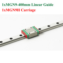 Mini guía lineal MR9 de 9mm, 400mm, MGN9, carril de movimiento lineal con bloque lineal MGN9H, Cnc 2024 - compra barato