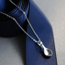 High Quality 925 Sterling Silver Spoon Pendants Necklace For Women Pure Silver ladle Necklaces Exquisite Collar Jewelry Gift New 2024 - buy cheap