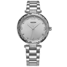 NAKZEN, reloj de oro de cristal para mujer, famoso reloj de pulsera de cuarzo de marca superior, reloj femenino 2024 - compra barato