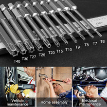 Hoen-kit de chaves de fenda magnéticas, 11 m, 75mm, cabeçote torx, chave de fenda, conjunto de brocas 2024 - compre barato