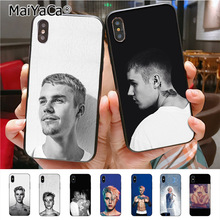 Justin bieber caso de telefone para o iphone 11 12 pro x xs xr xs max 7plus 6s 7 8plus 5 5S caso 12mini 2024 - compre barato