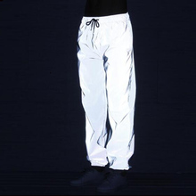 Joggers men hip hop reflective pants night reflective streetwear trousers mens casual sweatpants pantalones hombre plus size 3XL 2024 - buy cheap