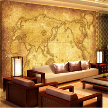 wellyu  papier peint  wallpaper for walls 3 d Custom wallpaper   World map chart  wall papers home decor  papel parede tapety 2024 - buy cheap