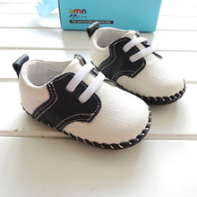 OMN Brand Handsome Boys Genuine Leather Shoes Infant Baby Shoes Indoor Soft Sole Toddler Shoes Prewalkers 2024 - buy cheap