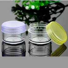 100pc/Lot 5g Plastic Jars Small Round Bottom Cream Bottle Jars 5ml Plastic Cosmetic Jar Container Empty Eyeshadow Makeup Jar Pot 2024 - buy cheap