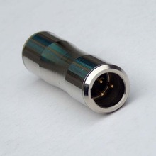 50pcs/lot 3 pin Mini XLR male to 3 pin Mini XLR male adapter 2024 - buy cheap
