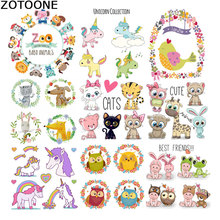 ZOTOONE Cartoon Patches Iron on Patches for Children's T-shirt Dresses Bags Diy Patch Washable Stickers Heat Press Appliqued E 2024 - buy cheap