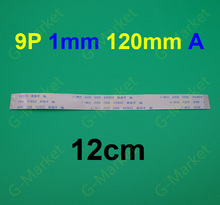 2 uds 9pin FFC FPC plana cable flexible 1,0mm 9 pin una longitud de avance 120mm cinta Flex Cable AWM 20624 80C 60V VW-1 2024 - compra barato