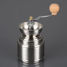 Frete grátis moedor artesanal de grãos de café pimenta moedor de aço inoxidável com núcleo de cerâmica cafeteira (00105) 2024 - compre barato