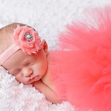 9 Styles  Headband and Tutu Baby Skirt Set Newborn Photography Props Skirt and Matching Flower Headband in Stock 2024 - buy cheap