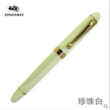 Шариковая ручка JINHAO X450 цвета слоновой кости, модные принадлежности для школы и офиса, подарочные ручки для письма 2024 - купить недорого