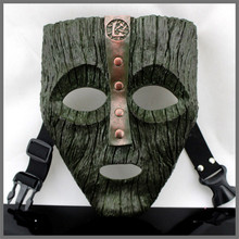 Novo vintage jim carrey "a máscara" filme loki máscara o deus do mal masquerade réplica halloween cosplay adereços 2024 - compre barato