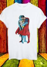 2019 Fashion Hot Batman Superman Kiss Gay Pride LGBT Justice League Men Women Unisex T-shirt 222 Tee shirt 2024 - buy cheap