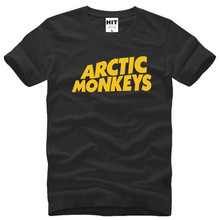 Мужская футболка с принтом рок, арктические обезьяны, футболка с буквенным принтом, летняя новая хлопковая футболка с коротким рукавом, футболки, мужские футболки 2024 - купить недорого