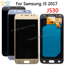 Pantalla LCD AMOLED para móvil, montaje de digitalizador con ajuste de brillo, para Samsung Galaxy J5 2017, J530, SM-J530F, J530M 2024 - compra barato