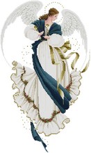 14/16/18/27/28 Top Quality beautiful lovely counted cross stitch kit angel of hope blue and white fairy angel de la Esperanza 2024 - buy cheap
