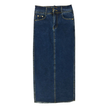 Женская джинсовая юбка с высокой талией в стиле ретро, Облегающая джинсовая юбка большого размера, 2019 2024 - купить недорого