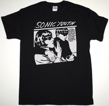 Camiseta negra de Sonic Goo para hombre, camisa con cuello redondo, Indie alternativa, dinosaurio Rock, novedad de primavera, verano y otoño de 2018 2024 - compra barato