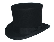 3 Color Steampunk Hat DIY Top Hat Victorian President Traditional Wool Fedoras Hat 2024 - buy cheap