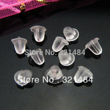 2000pcs 4.5mm Rubber Bullet Ear Earring Back Stopper Earnut DIY Jewelry Findings Free shipping 2024 - buy cheap
