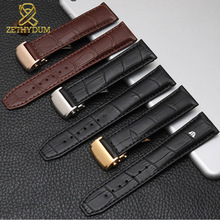 Genuine leather watch strap 20mm 22mm for MAURICE LACROIX watchband folding buckle leisure business cow leather bracelet 2024 - buy cheap