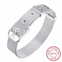 Lekani 14mm Watch Band Men Bracelet  Hot Fashion Bracelet 925 Sterling Silver Fine Jewelry Women Wedding Bracelet Pulseira 2024 - buy cheap