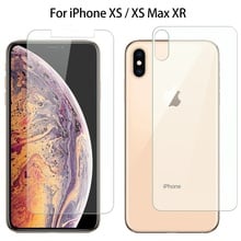 Защитное закаленное стекло для iPhone XS Max XR XS X 7 8 6 6s Plus 5S 5 SE 2020 2024 - купить недорого