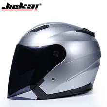 JIEKAI Motorcycle Helmets Electric Bicycle Helmet Open Face Dual Lens Visors Men Women Summer Scooter Motorbike Moto Bike Helmet 2024 - buy cheap
