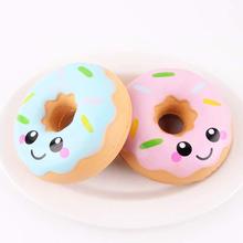 11 CM Lovely Doughnut Cream Scented Squishy Slow Rising Squeeze Toys Collection Funny Gadget Anti Stress Novelty Antistress Toy 2024 - купить недорого