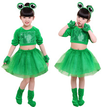 Children Stage Show Clothes Boy or Girl Carton Frog Cosplay Costumes Students Stage Play Performance Apparel for Kids 2024 - buy cheap