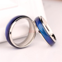 Fashion New Jewelry Moon Shape Color Change Mood Ring Emotion Feeling Changeable Band Temperature Ring 2024 - buy cheap