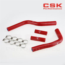 Silicone Radiator Coolant Hose +CLAMPS for Yamaha YZ125 YZ-125 03 04 05 06 07 08 RED 2024 - buy cheap