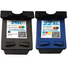 Cartucho de tinta recargado para impresora HP 21, 22, F380, F2100, F2110, F2240, D1455, F2100, F2280, F4100, F4180, F2250, F370, 1 Juego 2024 - compra barato