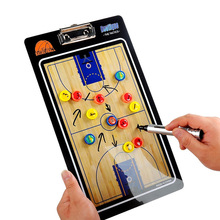 Placa tática de basquete e tático, equipamento para ensino, com caneta cortador, material de basquete 2024 - compre barato