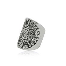 XY Fancy Для женщин Ретро Богемия Стиль широкое кольцо уникальный печати палец кольцо 2024 - купить недорого