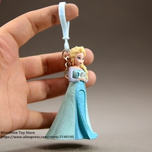 ZXZ Замороженная Принцесса Эльза 8 см мини кукла Фигурка осанка коллекция украшений аниме фигурка игрушка модель для детей подарок 2024 - купить недорого